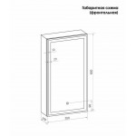 Зеркальный шкаф Континент Mirror Box LED черный Зеркальный шкаф Континент Mirror Box LED черный